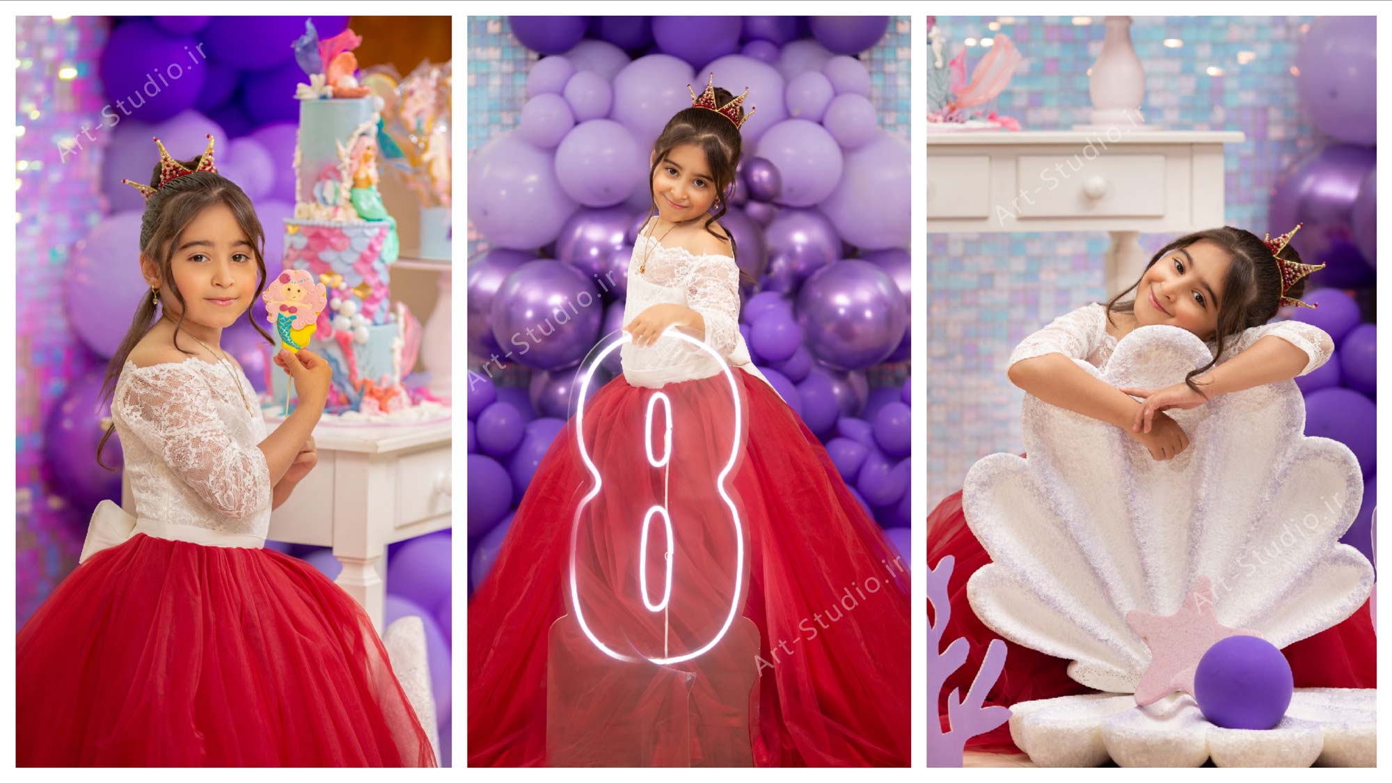 عکاسی در منزل تهران ، جشن تولد دخترانه